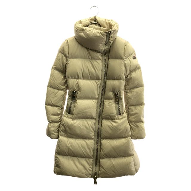 モンクレール MONCLER ダウンコート ダウンジャケット 衣料品 アウター ナイロン レディース アイボリー系 2016AW 【中古】