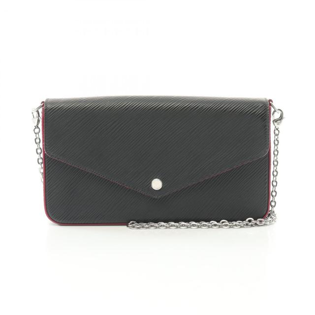 ルイ・ヴィトン LOUIS VUITTON ポシェットフェリシー ショルダーバッグ バッグ レザー エピ レディース ブラック系 / ピンク系 / ホットピンク M64579 【中古】