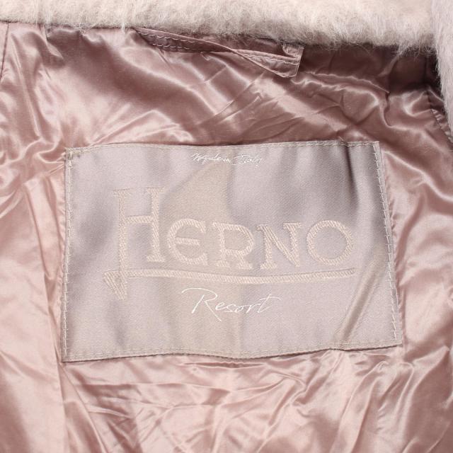 ヘルノ Herno RESORT 衣料品 アウター ウール アルパカ レディース ピンク系 【中古】