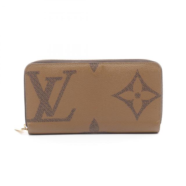 ルイヴィトン トレゾール モノグラム 二つ折り財布 ブラウン