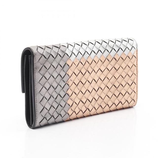 ボッテガヴェネタ BOTTEGA VENETA イントレチャート 二つ折り長 ボッテガヴェネタ BOTTEGA VENETA イントレチャート 二つ折り長