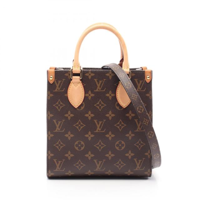 ルイ・ヴィトン LOUIS VUITTON サックプラ BB ハンドバッグ バッグ PVCコーティングキャンバス レザー レディース ブラウン系 M45847 【中古】