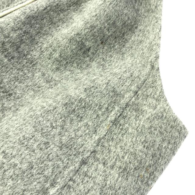 中古】レオナール 裏地総柄 アンゴラ シルク混 レオパード柄 ロング