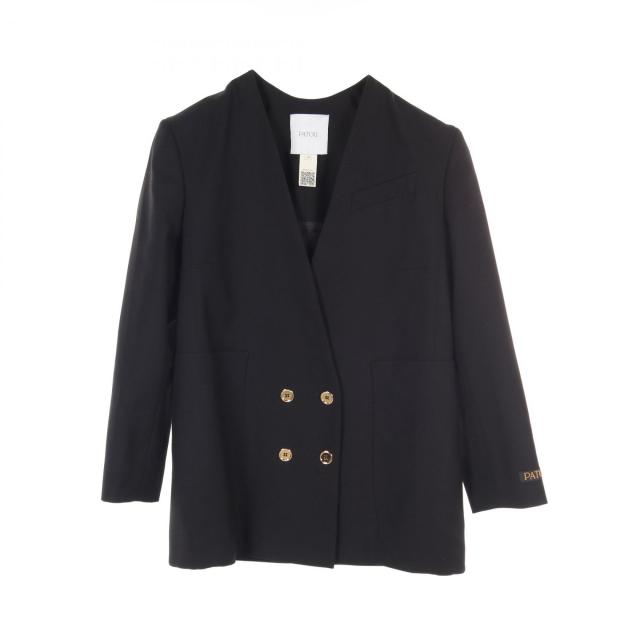 美品✨PATOU ダブルブレスト テーラードジャケット　紺ブレ　38 美品✨PATOU ダブルブレスト テーラードジャケット 紺ブレ 38 超美品