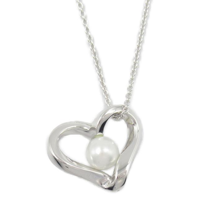 ミキモト MIKIMOTO アコヤパール ハートネックレス ネックレス  