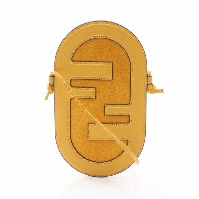フェンディ FENDI PHONE HOLDER ショルダーバッグ バッグ レザー レディース イエロー系 7A5055 AHSB F192ETO 【中古】