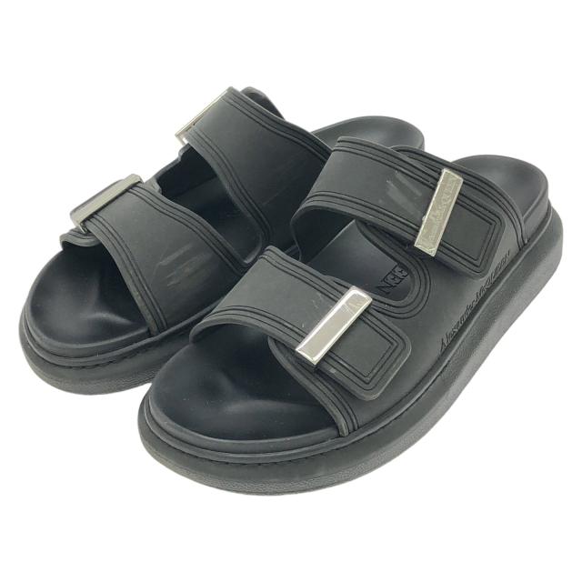 アレキサンダーマックイーン Alexander McQueen ハイブリッドサンダル サンダル 靴 ラバー レディース ブラック系 【中古】