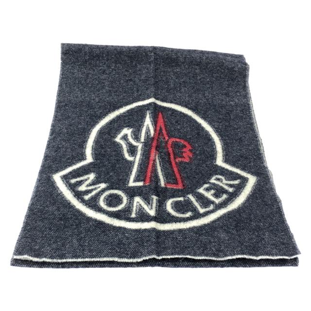 モンクレール MONCLER マフラー マフラー 衣料品 ウール メンズ レディース ブルー系 【中古】