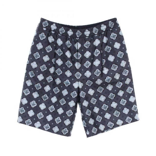 ルイ・ヴィトン LOUIS VUITTON パジャマショーツ パンツ 衣料品 ボトムス シルク メンズ グレー系 / マルチカラー RM231F MU0 HOFP2W 【中古】