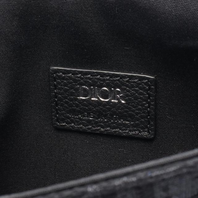 ディオール Dior 三つ折り財布 SADDLE サドル オブリーク ネイビー