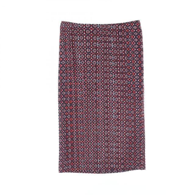 プリーツプリーズ PLEATS PLEASE スカート 衣料品 ボトムス ポリエステル レディース グレー系 / レッド系 / ホワイト系 【中古】