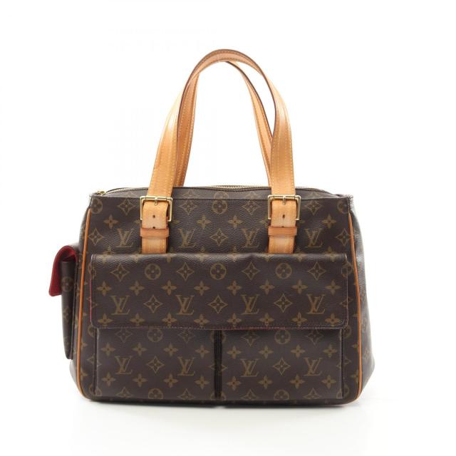 ルイ・ヴィトン LOUIS VUITTON ミュルティプリシテ ハンドバッグ バッグ PVCコーティングキャンバス レザー モノグラム レディース ブラウン系 M51162 【中古】