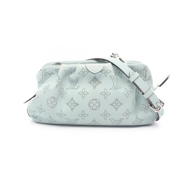 ルイ・ヴィトン LOUIS VUITTON スカラ ミニ マヒナ ヴェールラグーン ショルダーバッグ バッグ レザー レディース ブルー系 M80094 【中古】