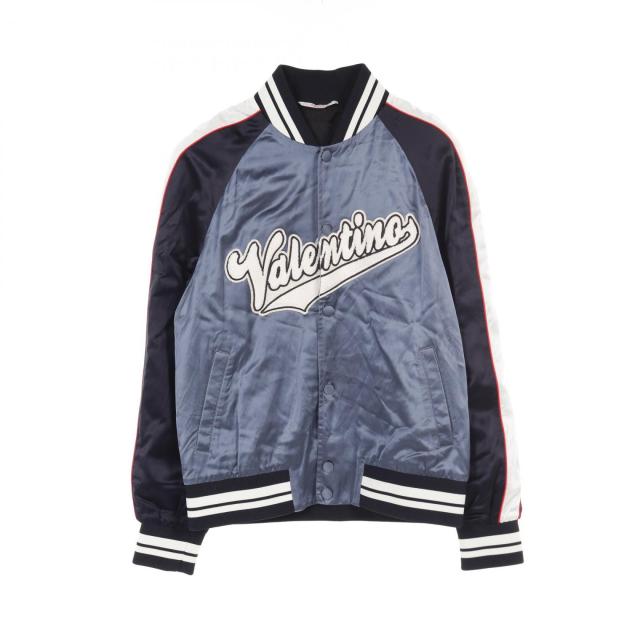 ヴァレンチノ Valentino スタジャン 衣料品 アウター レーヨン メンズ ブルー系 / マルチカラー IV3CI0A8L9 【中古】