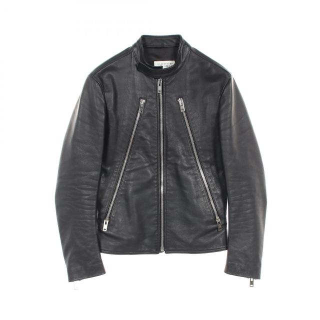 メゾンマルジェラ14 Maison Margiela 14 5ZIP 革ジャン 衣料品 アウター レザー メンズ ブラック系 S30AM0322 【中古】