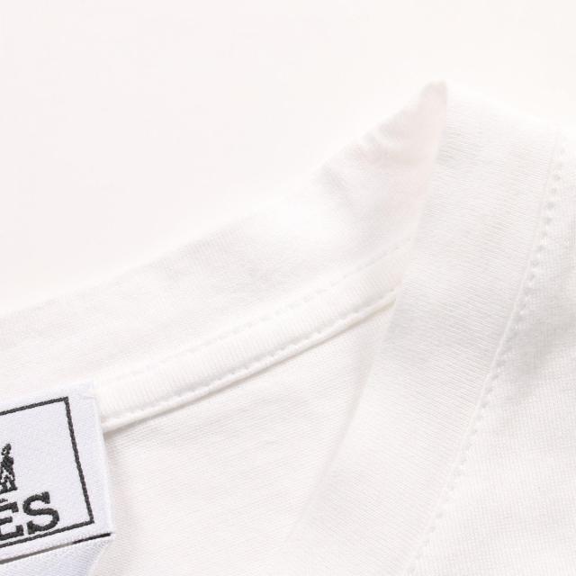 エルメス HERMES カットソー 衣料品 トップス コットン メンズ ホワイト系 / グレー系 【中古】