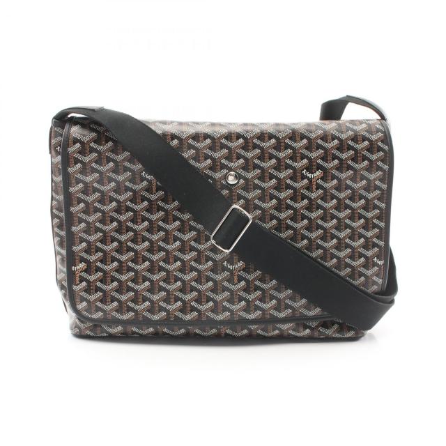 ゴヤール GOYARD カペシアンMM ショルダーバッグ バッグ PVCコーティングキャンバス レザー レディース ブラック系 / マルチカラー CAPETIMMLTY 【中古】