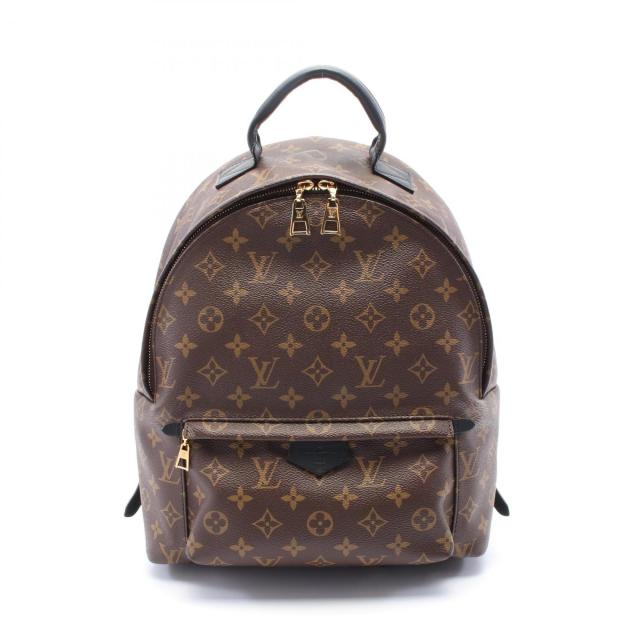 ルイ・ヴィトン LOUIS VUITTON パームスプリングス バックパックMM リュックサック バックパック バッグ PVCコーティングキャンバス レザー モノグラム レディース ブラウン系 M41561 【中古】