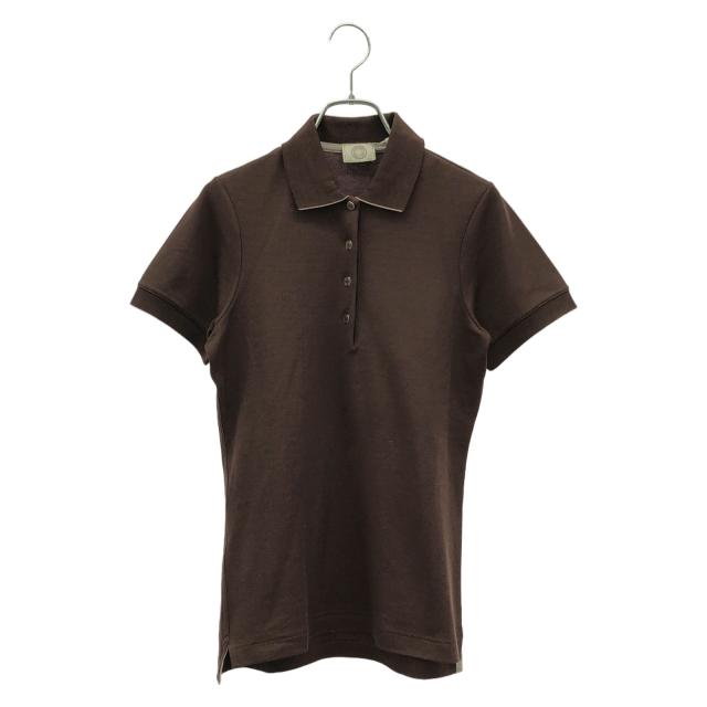 エルメス HERMES ポロシャツ ポロシャツ 衣料品 トップス コットン レディース ブラウン系 【中古】
