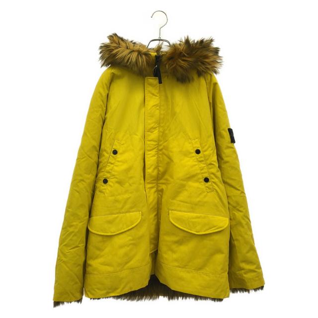 ストーンアイランド STONE  リバーシブルフェイクファージャケット/シュプリームコラボ 衣料品 アウター ナイロン メンズ イエロー系 【中古】
