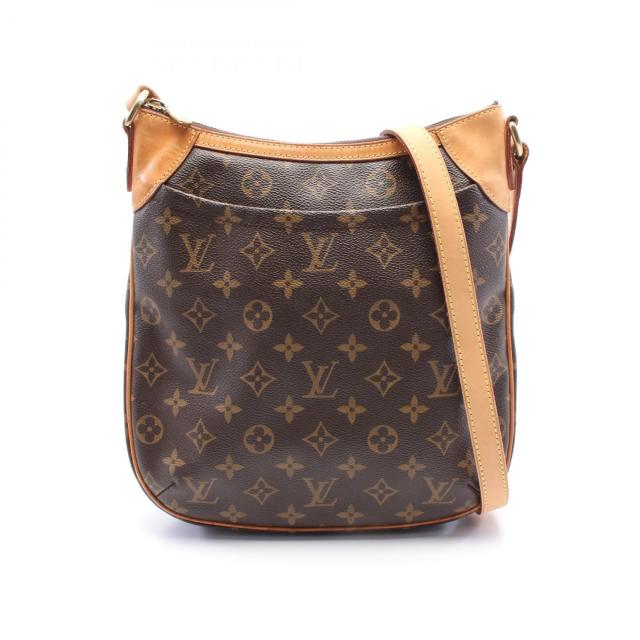 ルイ・ヴィトン LOUIS VUITTON オデオンPM ショルダーバッグ バッグ PVCコーティングキャンバス レザー モノグラム レディース ブラウン系 M56390 【中古】