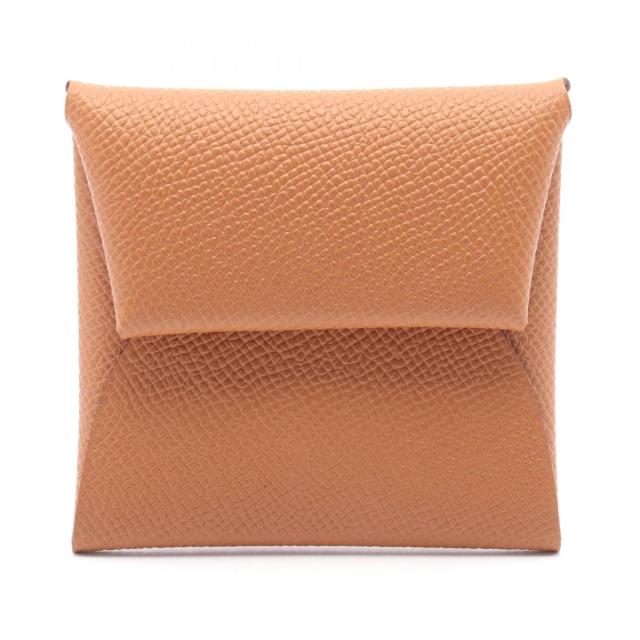 エルメス HERMES バスティア ゴールド コインケース 財布 レザー