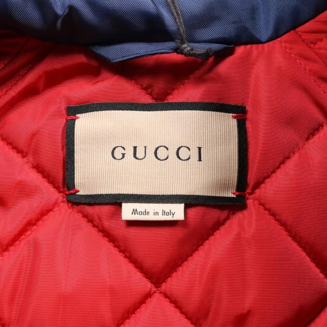 グッチ GUCCI 衣料品 アウター ナイロン メンズ ネイビー系 / レッド系 644018 【中古】 その他ジャケット・アウター
