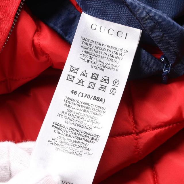 グッチ GUCCI 衣料品 アウター ナイロン メンズ ネイビー系 / レッド系 644018 【中古】 その他ジャケット・アウター