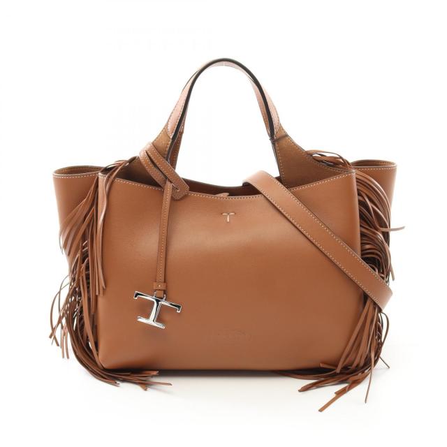 トッズ TOD？S ハンドバッグ バッグ レザー レディース ブラウン系 XBWAPAFL1F0XEAS410 【新品】