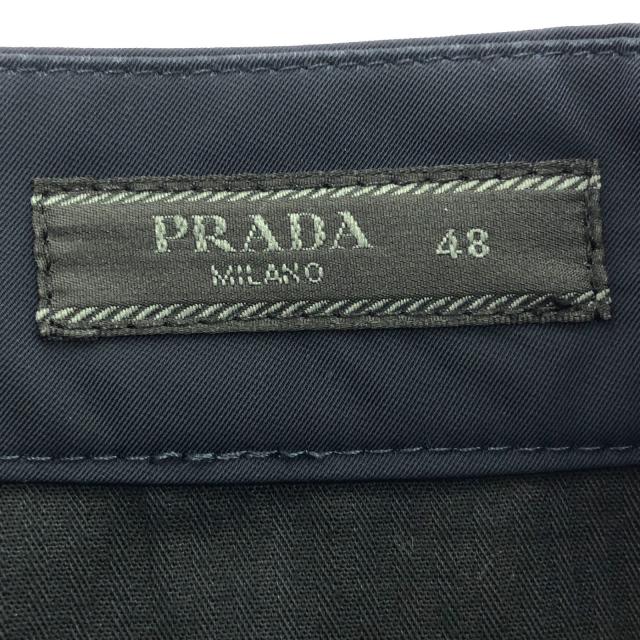 プラダ PRADA パンツ パンツ 衣料品 ボトムス ポリエステル レディース ネイビー系 【中古】 プラダ PRADA パンツ パンツ 衣料品 ボトムス ポリエステル レディース