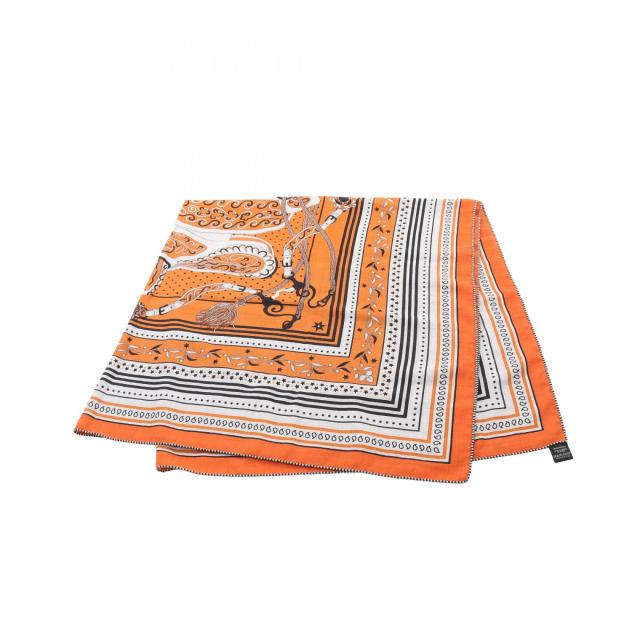 エルメス HERMES スカーフ カレジェアン 140 ROCABAR ロカバール