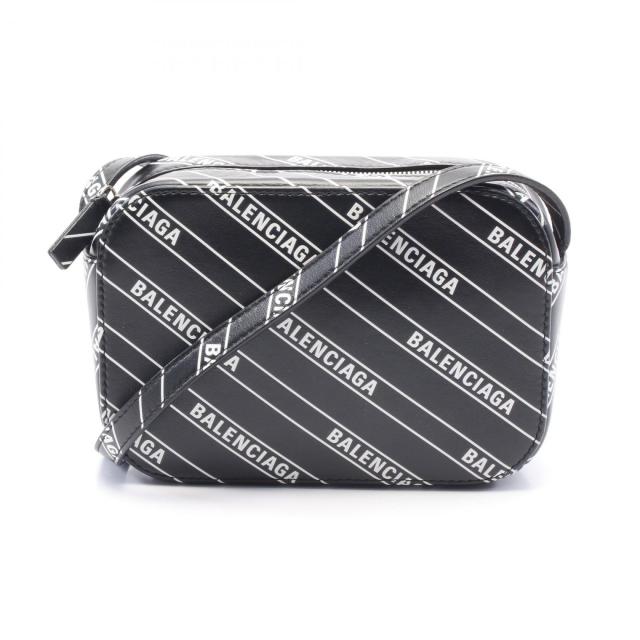 バレンシアガ BALENCIAGA EVERYDAY エブリデイ カメラバッグ XS ショルダーバッグ バッグ レザー レディース ブラック系 / ホワイト系 552372 【中古】