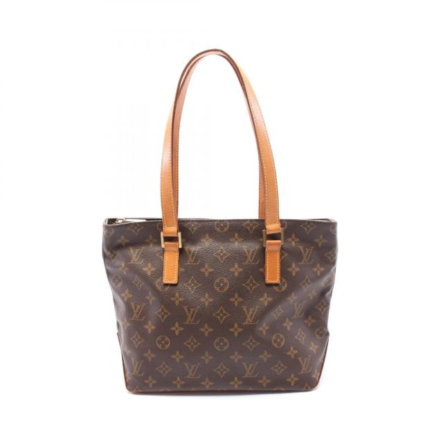 ルイ・ヴィトン LOUIS VUITTON カバピアノ ショルダーバッグ バッグ PVCコーティングキャンバス レザー モノグラム レディース ブラウン系 M51148 【中古】