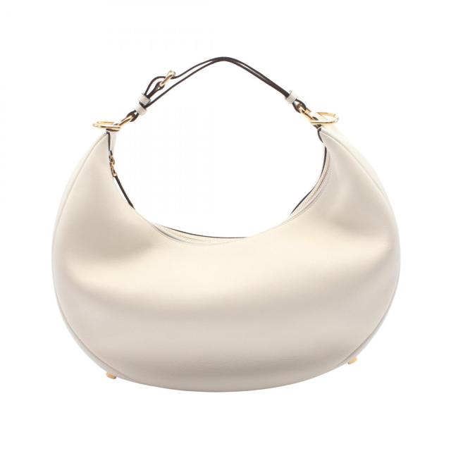 フェンディ FENDI ハンドバッグ バッグ レザー レディース ホワイト系 8BR798 【中古】