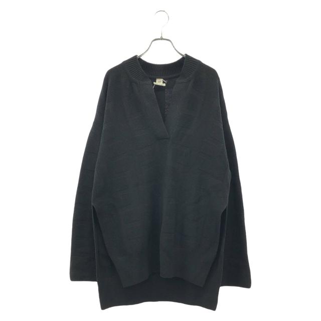 エルメス HERMES ニット ニット 衣料品 トップス ウール メンズ ブラック系 2H2623DA 27-7703 【中古】