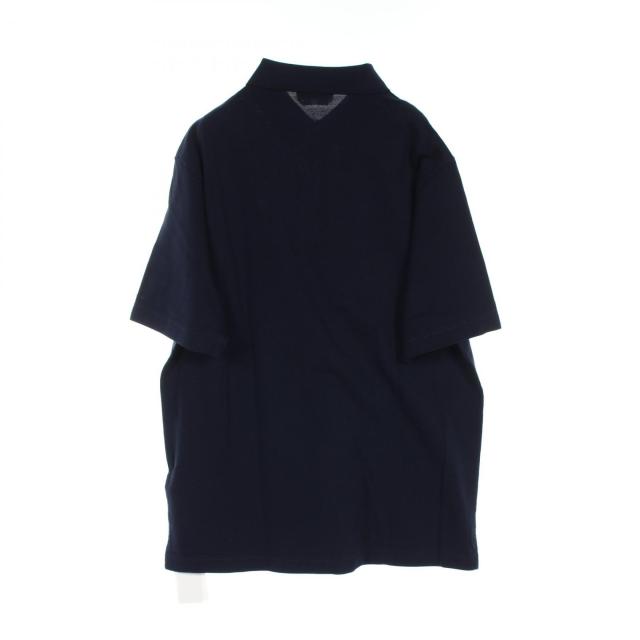 正規店購入　エルメス　HERMES 半袖　ポロシャツ　ネイビー　34 正規店購入エルメスHERMES 半袖ポロシャツネイビー34