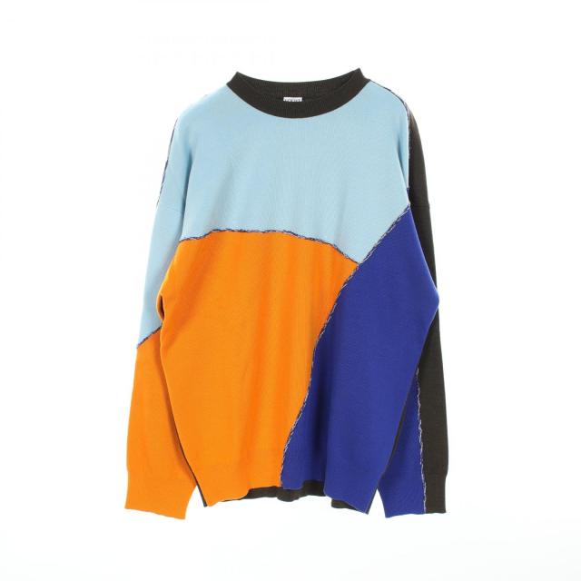 ロエベ LOEWE パズル ニット 衣料品 トップス ウール メンズ マルチ