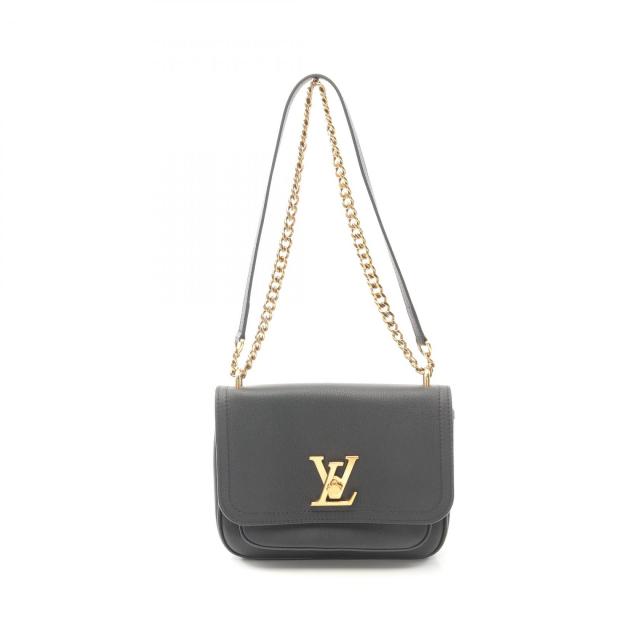 ルイ・ヴィトン LOUIS VUITTON ロックミー チェーン ショルダーバッグ バッグ レザー レディース ブラック系 M57073 【中古】