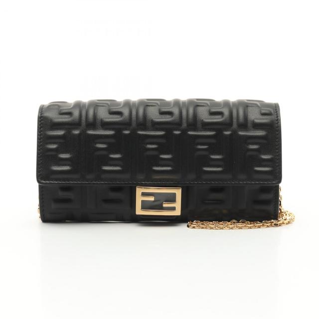フェンディ FENDI FFロゴ ショルダーバッグ バッグ レザー