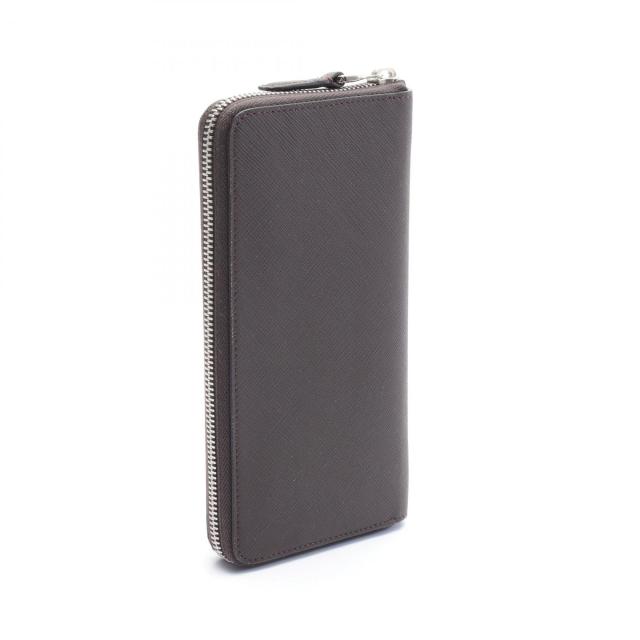 ダンヒル Dunhill ラウンド長財布 財布 レザー メンズ ブラウン系