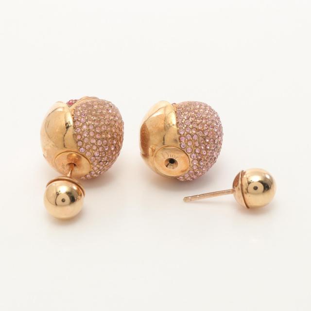 Dior ゴールドメッキ パール ピアス 美品 ディオール DIOR トライバルピアス ゴールド パール星CDロゴ