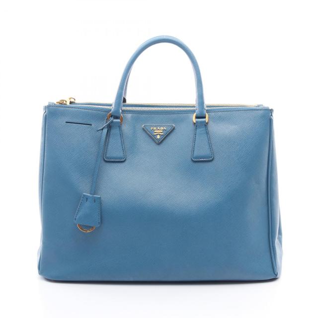 プラダ PRADA SAFFIANO LUX ガレリア トートバッグ バッグ サフィアーノレザー レディース ブルー系 BN1786 【中古】