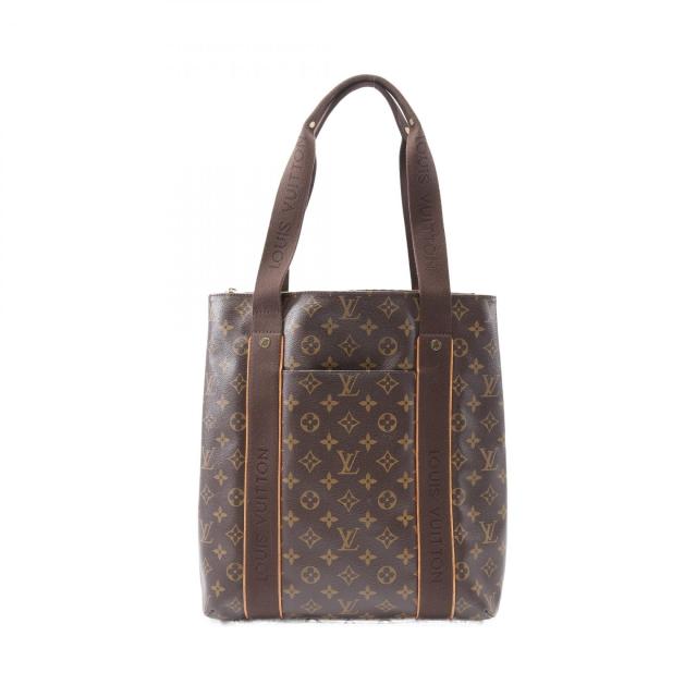 ルイ・ヴィトン LOUIS VUITTON カバ ボブール トートバッグ バッグ PVCコーティングキャンバス レザー モノグラム メンズ レディース ブラウン系 M53013 【中古】