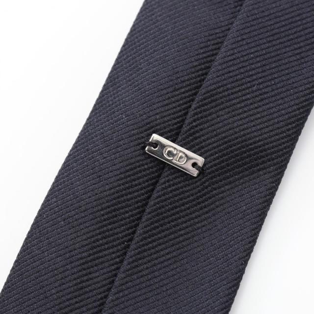 ディオール・オム DIOR HOMME ネクタイ 衣料品 シルク メンズ ネイビー系 【中古】 ネクタイ
