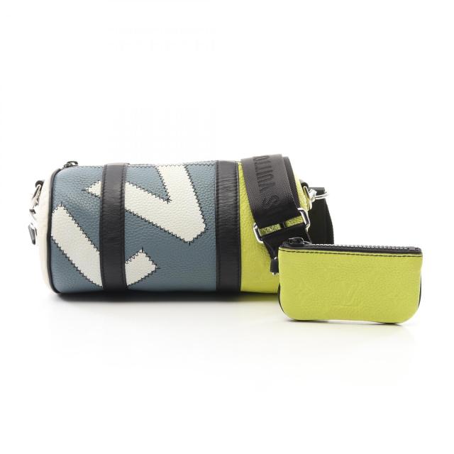 ルイ・ヴィトン LOUIS VUITTON ポロション ショルダーバッグ バッグ レザー モノグラム・トリヨンレザー メンズ グレー系 / イエロー系 / マルチカラー M59927 【中古】