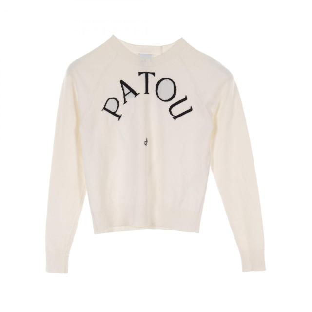 0001の通販 ファッション PATOU 半袖ニット アイボリー