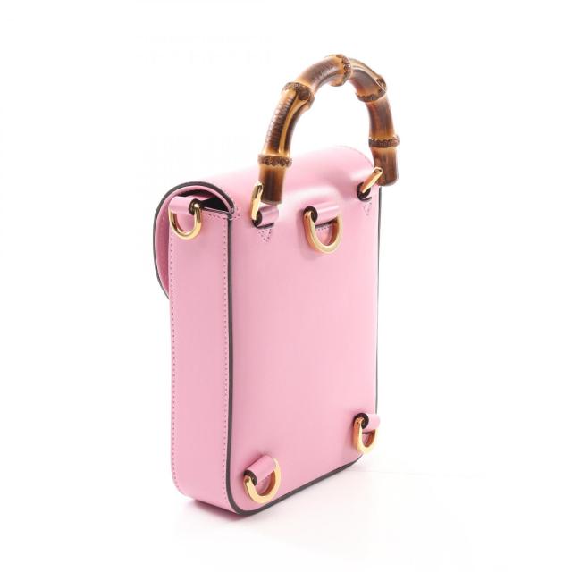 バンブー レザー 2WAY ピンク 702106 バンブー レザー 2WAY ピンク 702106