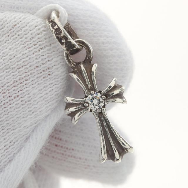 CHROME HEARTS クロムハーツ シルバー925 SKTリング B-1063 クロムハーツ◇Chrome hearts◇ダブルクロス チャーム◇シルバー925