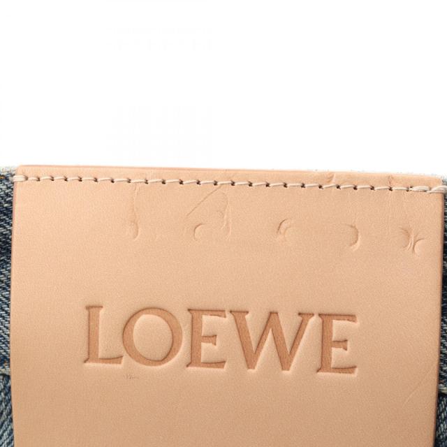 ロエベ LOEWE ワイドレッグジーンズ ウォッシュドデニム デニムパンツ 衣料品 ボトムス コットン メンズ ネイビー系 H526Y11W44639548 【新品】 ジーンズ・デニムパンツ