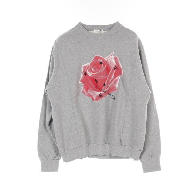 アンダーカバー UNDERCOVER ROSE ＆ BEE スウェット 衣料品 トップス コットン メンズ グレー系 UP1D48034 【新品】